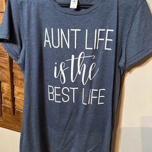 Aunt Life Kids T-Shirt - Blue
